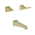 Newport Brass Tub Faucet, Uncoated Polished Brass (Living, non-returnable), Wall 3-3145/03N